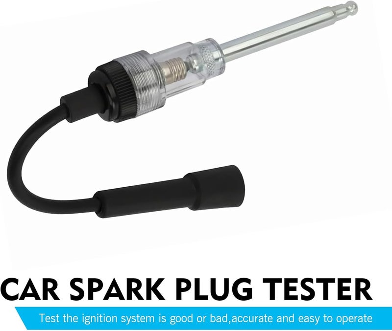 winterrock Spark Plug Tester, Inline Ignition Coil Tester, Spark Tester Small Engine for Check Ignition System, Universal Armature Diagnostic Detector Tool, for Cars, Motorcycle, Lawnmowers - Image 5